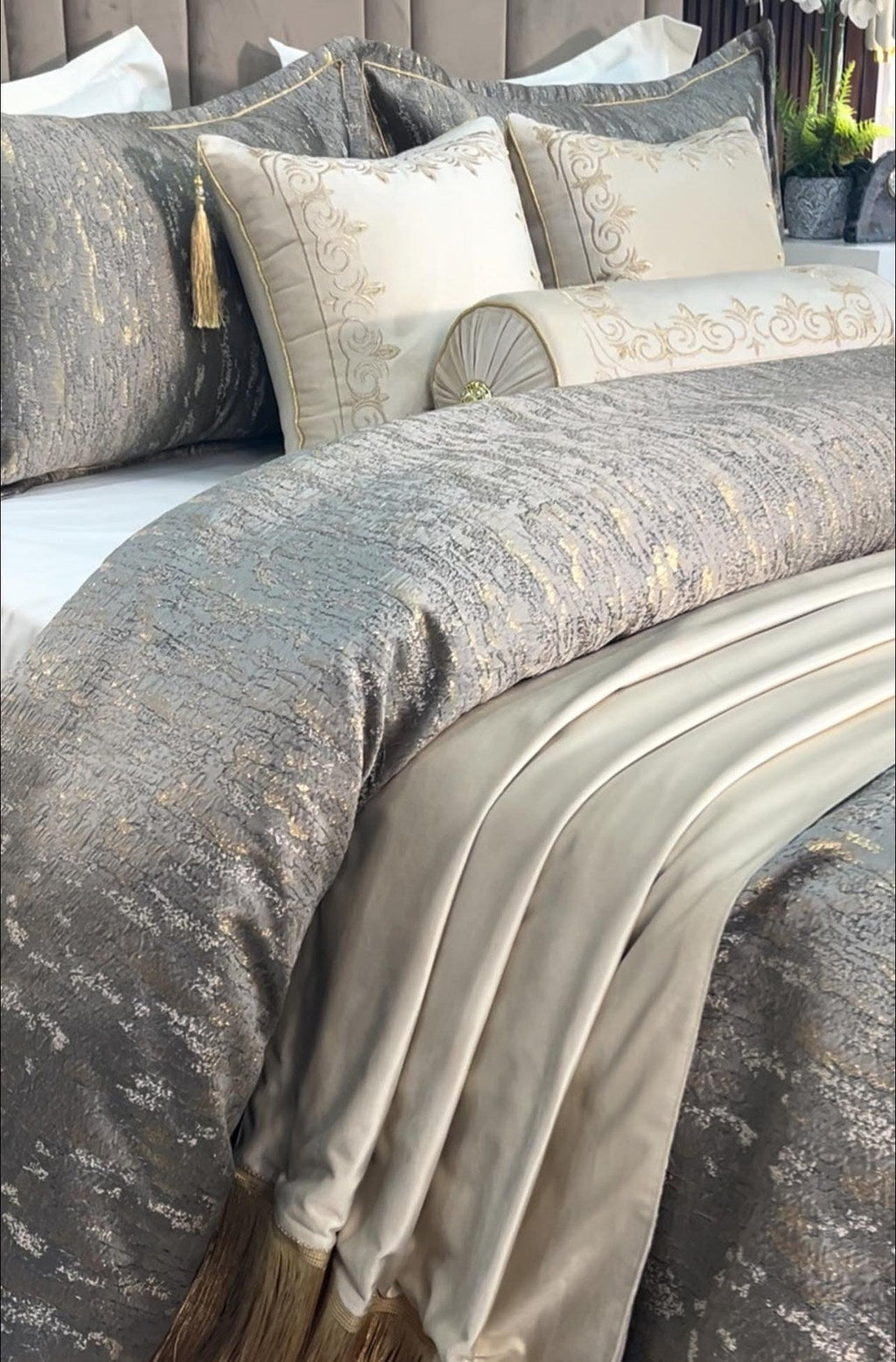 Cache couette de luxe