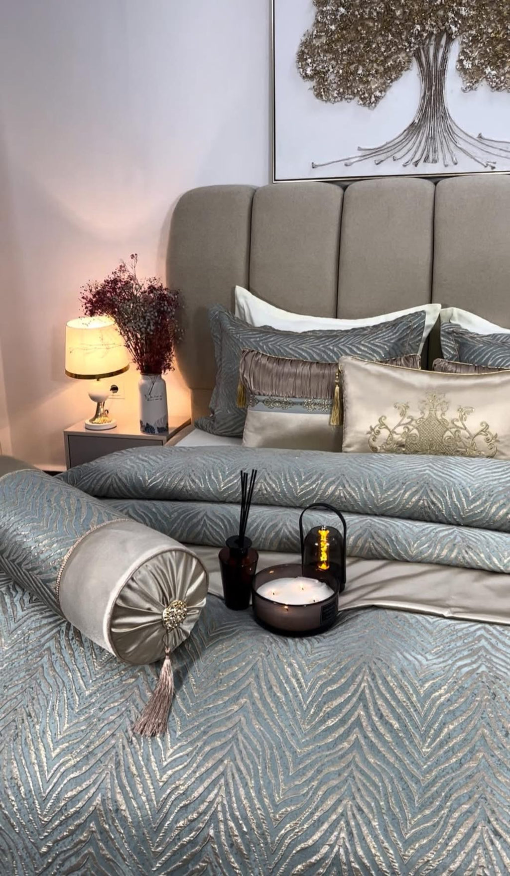 Cache couette de luxe🩵