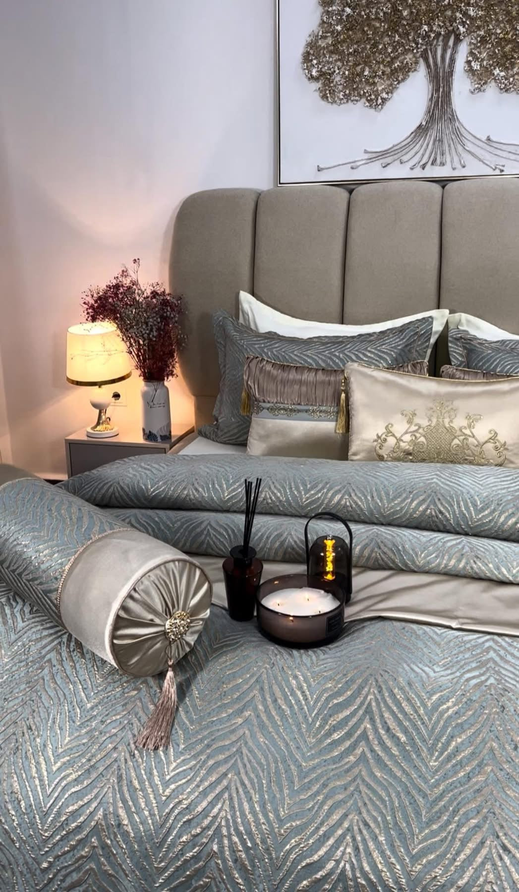 Cache couette de luxe🩵