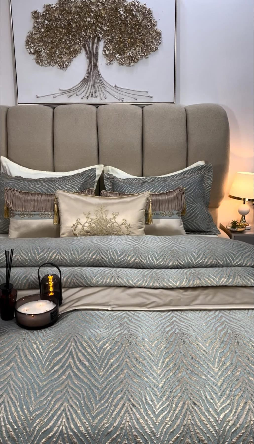Cache couette de luxe🩵